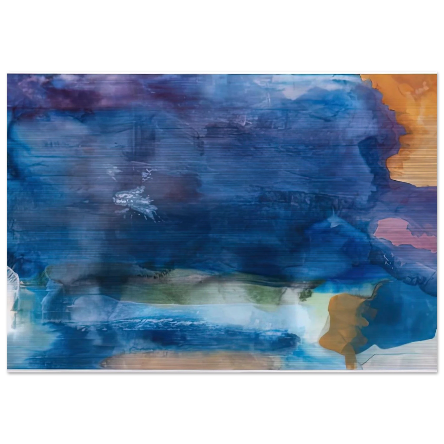 Riverhead, 1963-64- - Helen Frankenthaler Brushed Aluminum Print - 70x100 cm / 28x40 inches | Helen Frankenthaler Aluminum Print | Helen Frankenthaler Prints