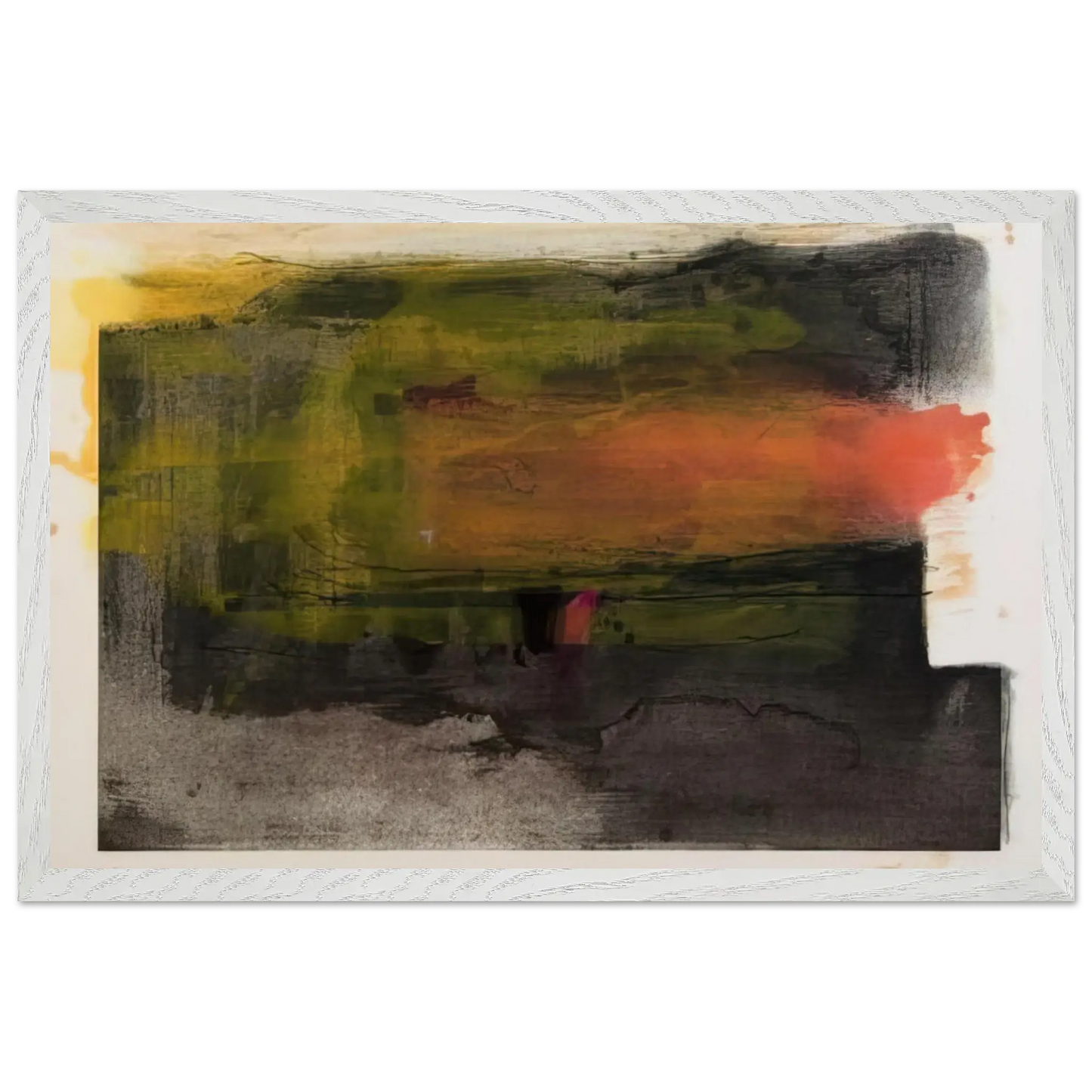 Helen Frankenthaler - Deep Sun - 1983 Wall art - A2 (42 x 59.4  cm) - Fine Art Poster - -