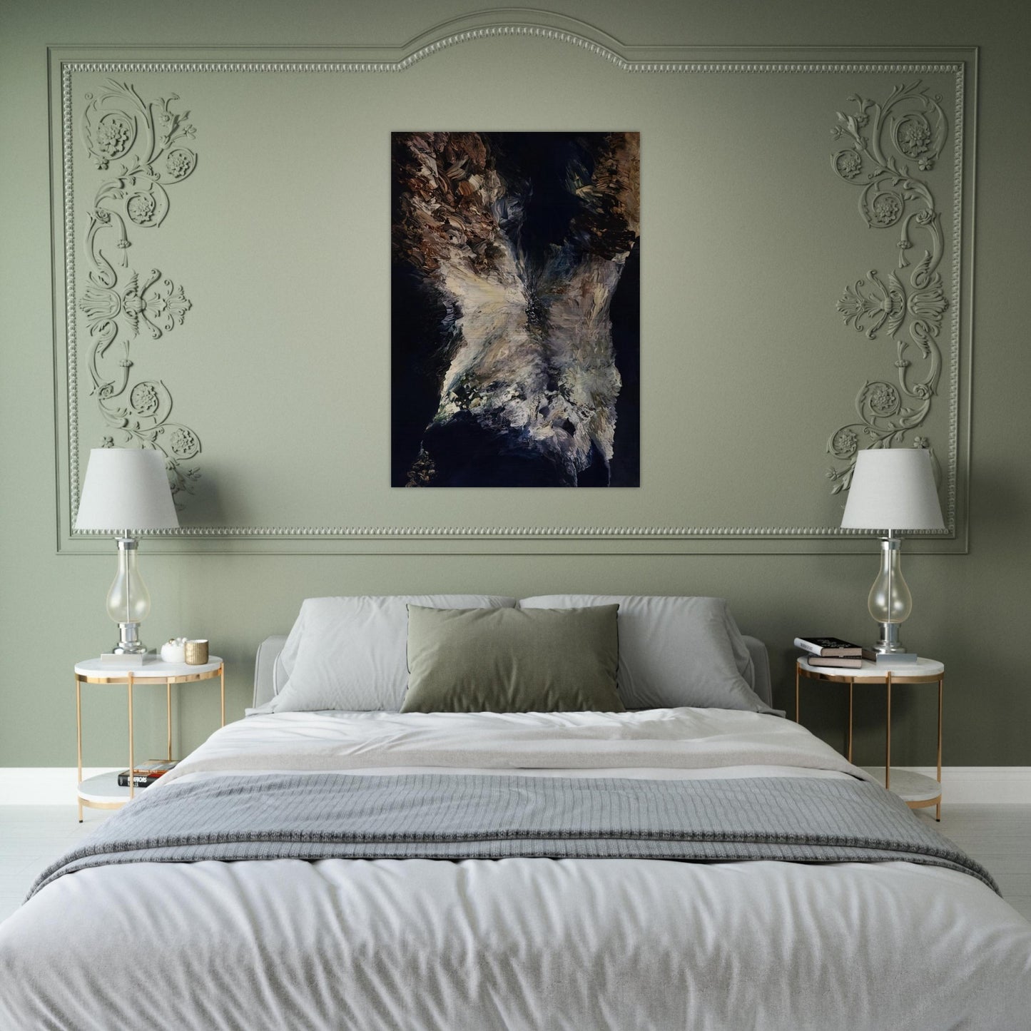 Jay DeFeo/BIG/The Annunciation - Jay DeFeo Brushed Aluminum Print - 70x100 cm / 28x40 inches | Jay DeFeo Aluminum Print | Jay DeFeo Prints
