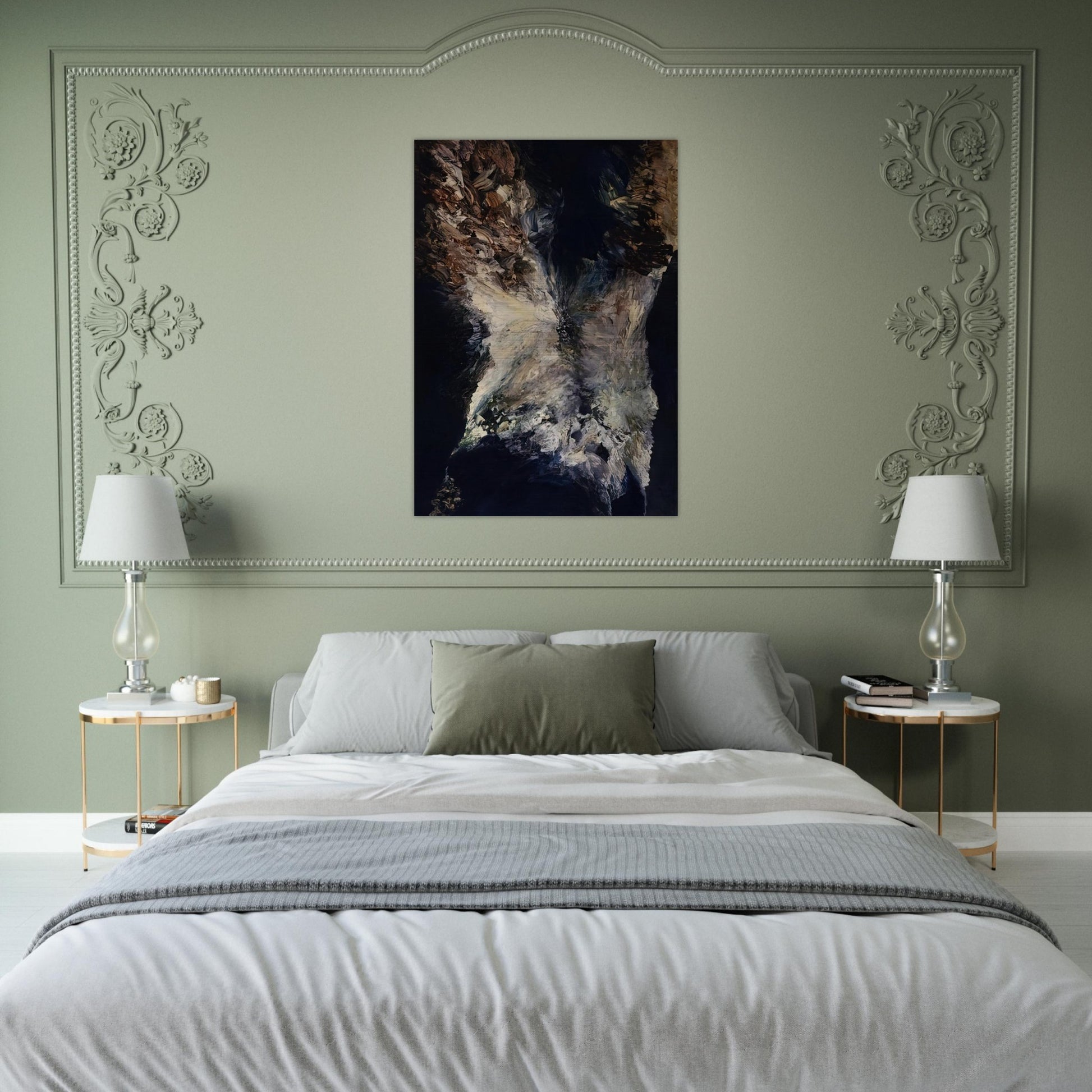 Jay DeFeo/BIG/The Annunciation - Jay DeFeo Brushed Aluminum Print - 70x100 cm / 28x40 inches | Jay DeFeo Aluminum Print | Jay DeFeo Prints
