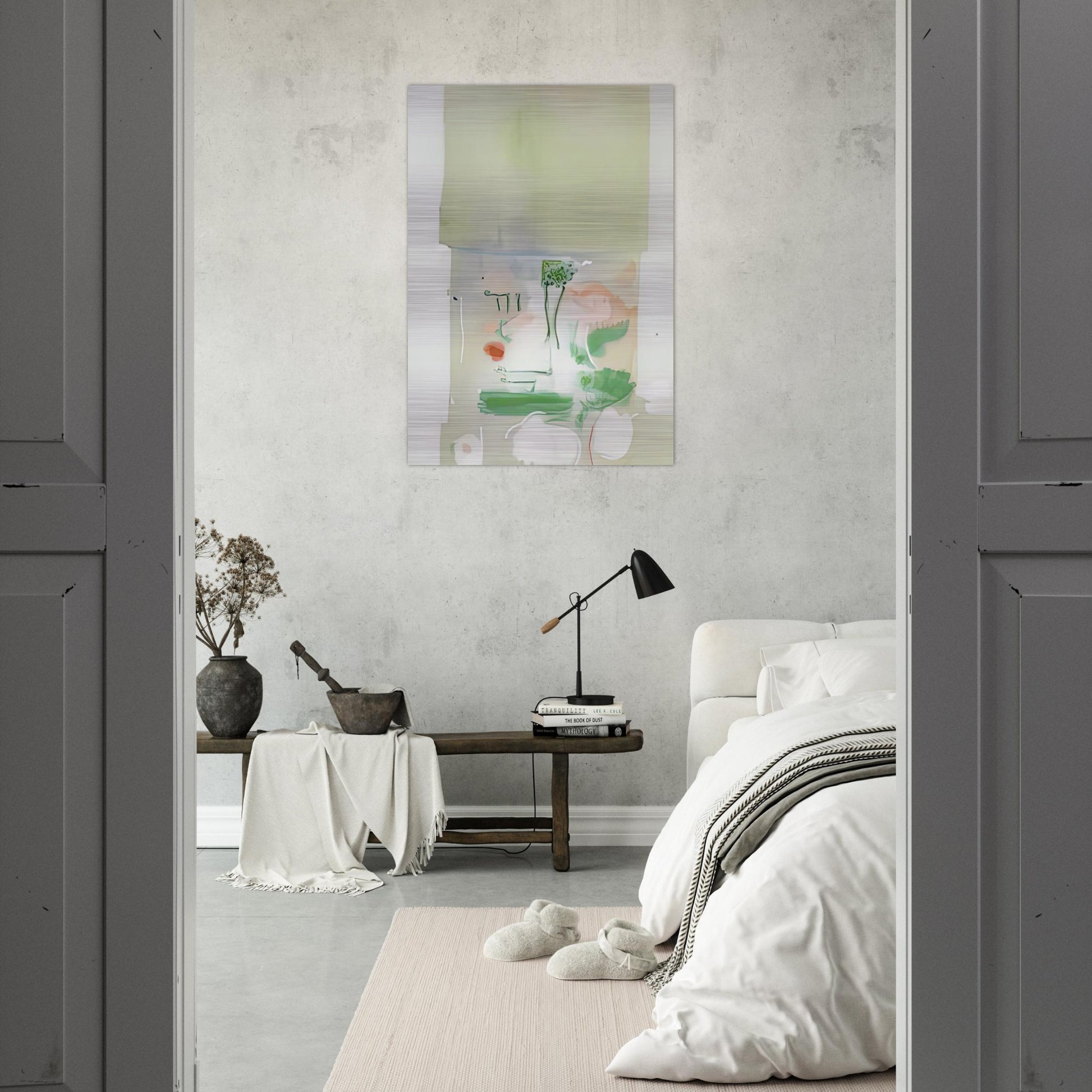 Faerie Tale, 1988- - Helen Frankenthaler Brushed Aluminum Print - 70x100 cm / 28x40 inches | Helen Frankenthaler Aluminum Print | Helen Frankenthaler Prints