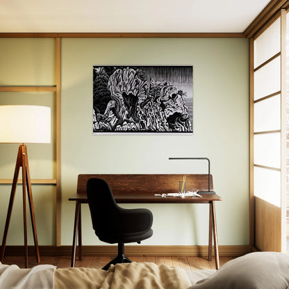 CALANCHE OF PIANA CORSICA FEBRUARY 1934 1934 - MC Escher Brushed Aluminum Print - 70x100 cm / 28x40 inches | MC Escher Aluminum Print | MC Escher Prints