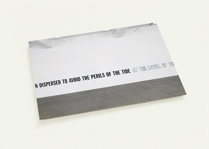 A Cairn Dispersed... - 2008 By Lawrence Weiner Pack of 10 Post Cards | Lawrence Weiner Post Cards | A6 (10.5 x 14.8 cm) - 4.1 x 5.8 inches