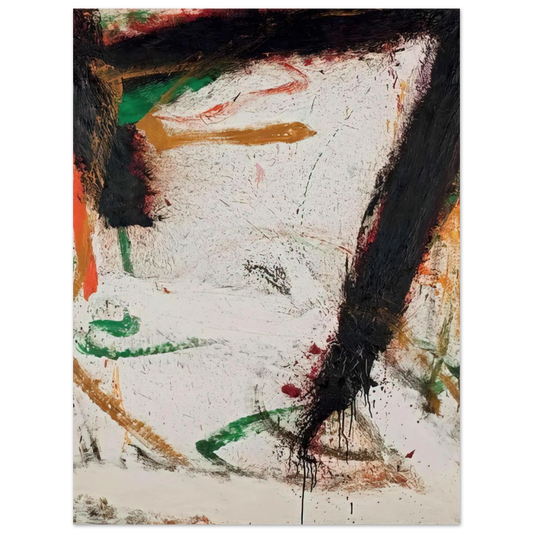 Norman Bluhm - Gronk! - 1964  75x100 cm / 30x40inches Fine Art Poster