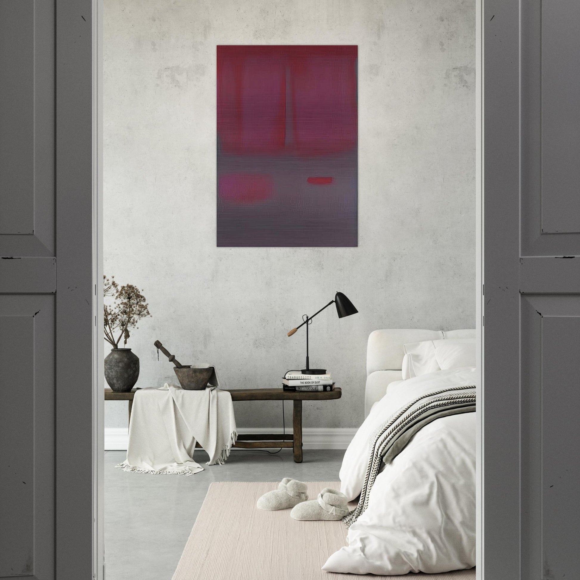 SILVER LIGHT 1975 - Esteban Vicente Brushed Aluminum Print - 70x100 cm / 28x40 inches | Esteban Vicente Aluminum Print | Esteban Vicente Prints