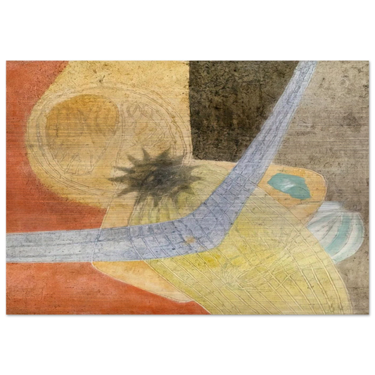 Composition - 1933 - John Ferren Brushed Aluminum Print - 70x100 cm / 28x40 inches | John Ferren Aluminum Print | John Ferren Prints