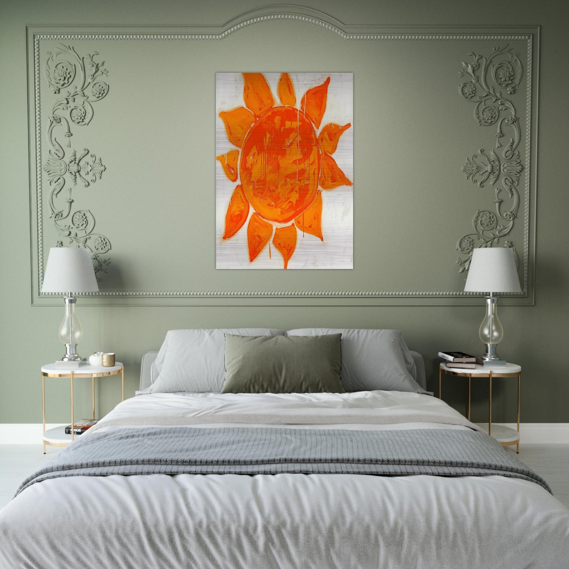 O sole mio! - 1979 - Mario Schifano Brushed Aluminum Print - 70x100 cm / 28x40 inches | Mario Schifano Aluminum Print | Mario Schifano Prints