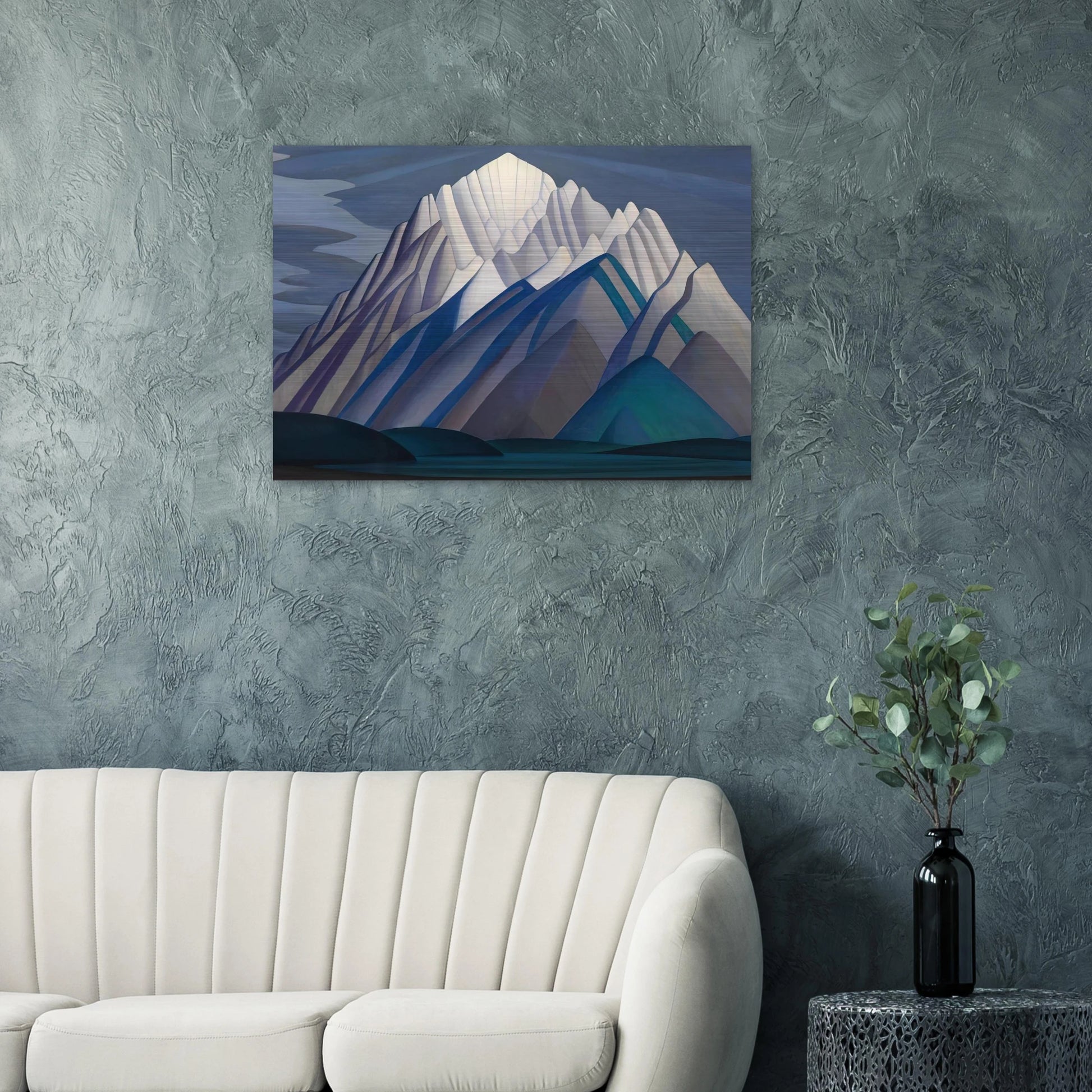 Mountain Forms - 1926 - Lawren Harris Brushed Aluminum Print - 70x100 cm / 28x40 inches | Lawren Harris Aluminum Print | Lawren Harris Prints