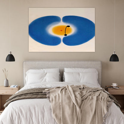 Blue Mandala - 1978 - Victor Pasmore Art Prints - 100x150 cm / 40x60″ inches | Victor Pasmore Poster | Victor Pasmore Prints