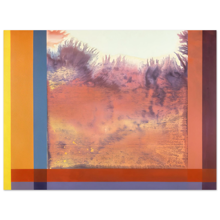 Ronnie Landfield - Jacob In The Wilderness - 1986  75x100 cm / 30x40inches Fine Art Poster