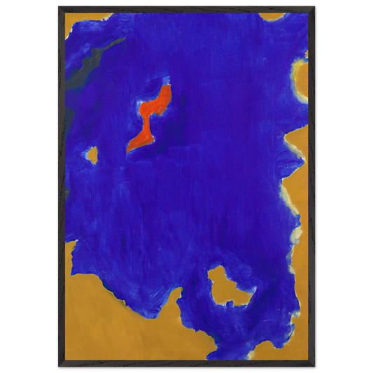 Moonlight Maine - 1972 - Betty Parsons 70x100 cm / 28x40 inches Framed Art Print – Black Wooden Frame