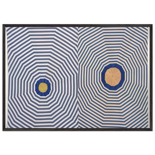 YVON LAMBERT - Louise Bourgeois 70x100 cm / 28x40 inches Framed Art Print – Black Wooden Frame