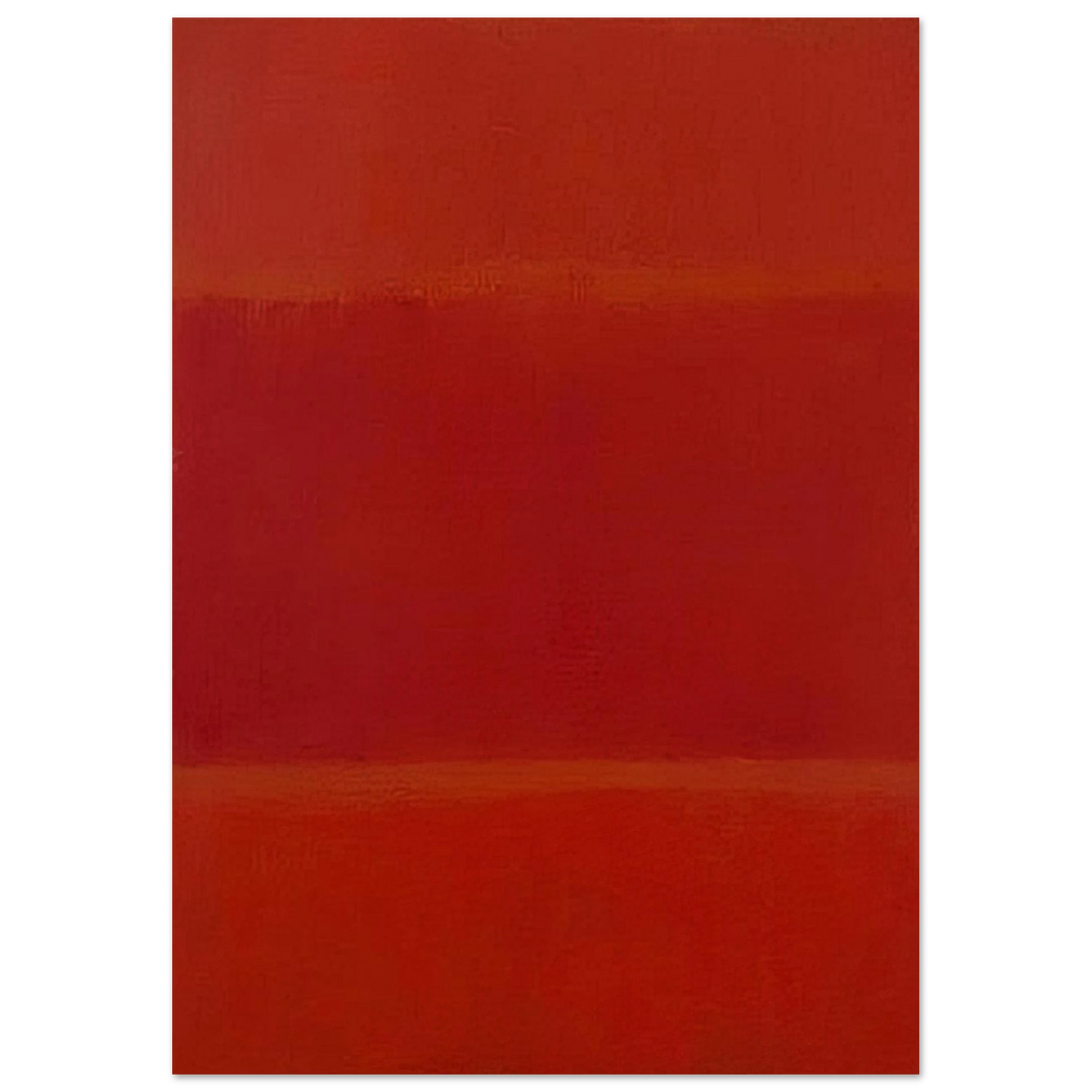 Mark Rothko - Red and Orange - 1955 Wall Art - 30x40 cm / 12x16 inches - Fine Art Poster-canvas - -