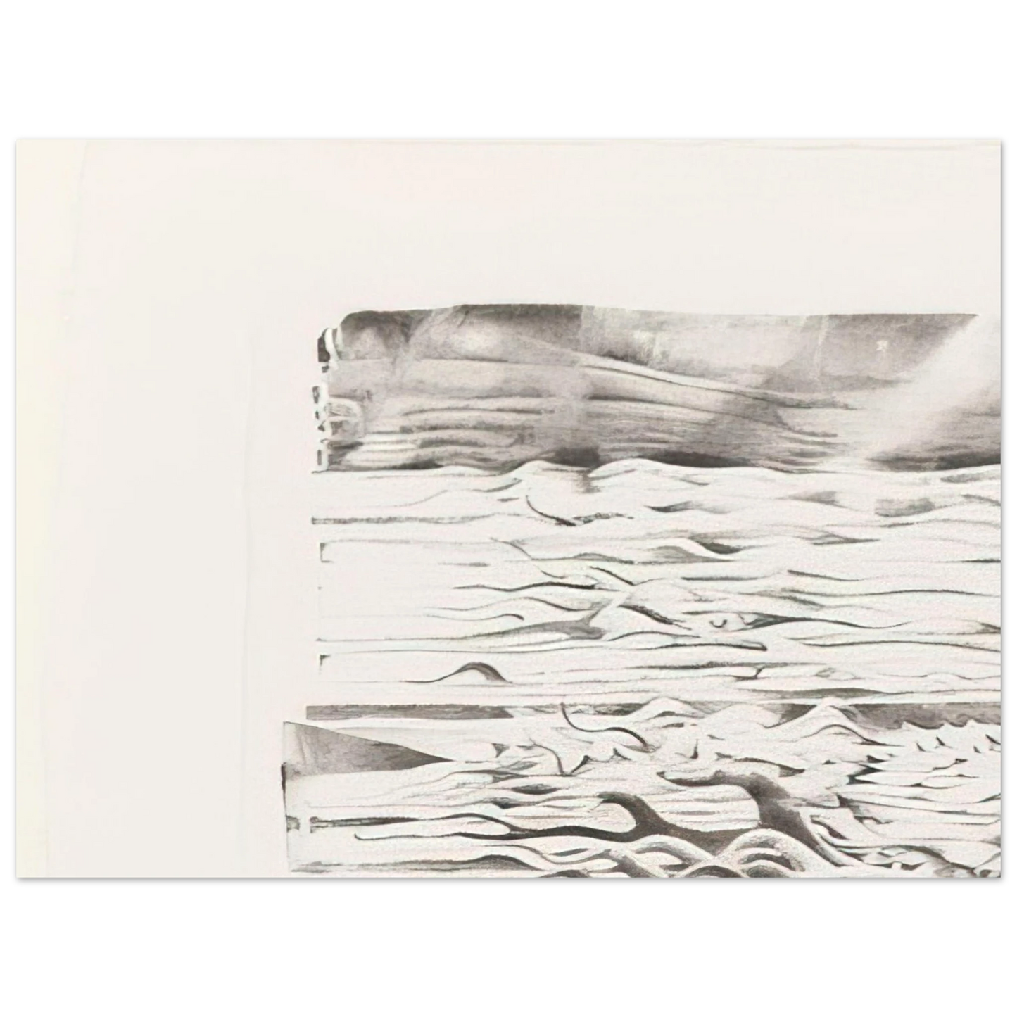 Lee Bontecou - SIXTEENTH STONE 1980  75x100 cm / 30x40inches Fine Art Poster