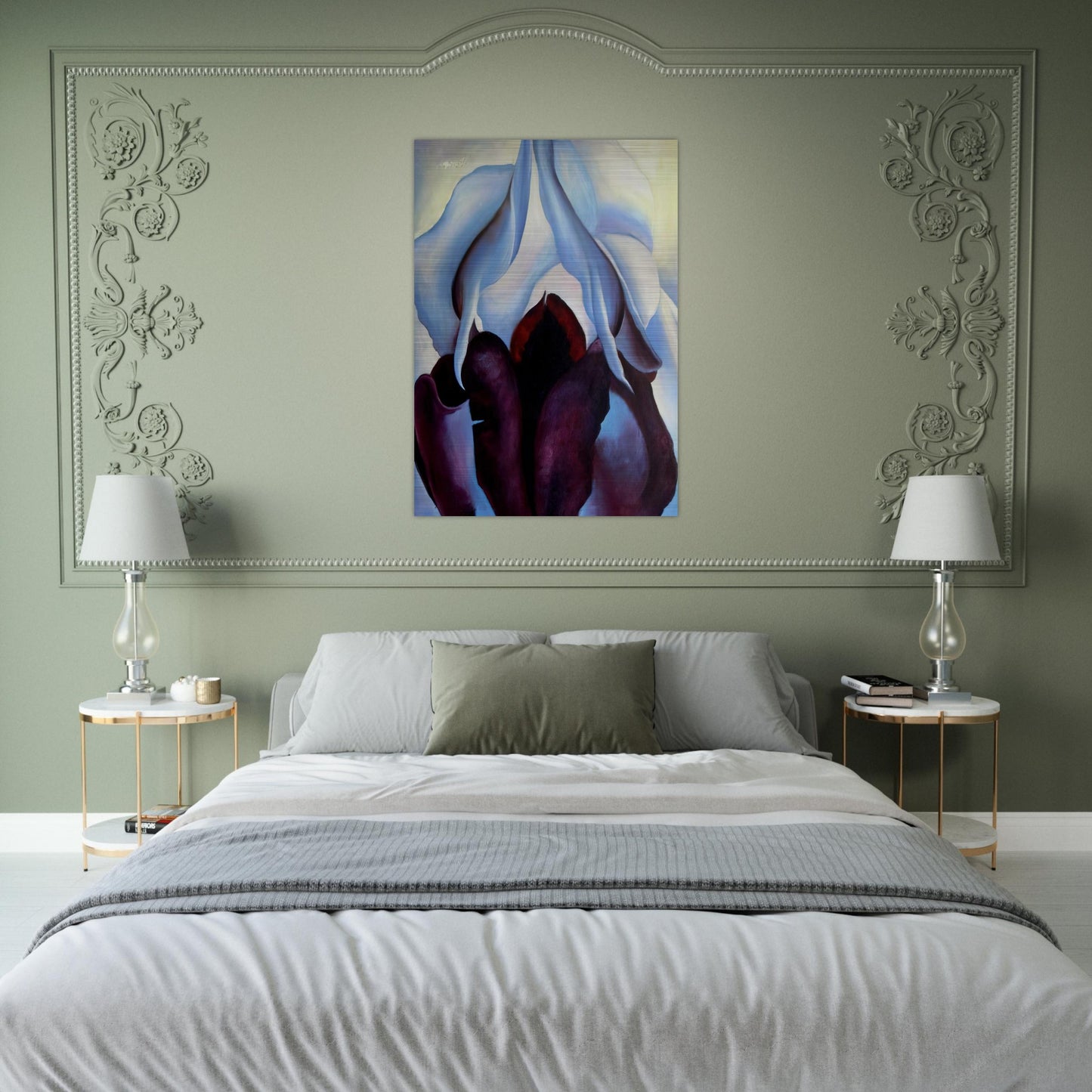 Flower of Life - Georgia O'Keeffe Brushed Aluminum Print - 70x100 cm / 28x40 inches | Georgia O'Keeffe Aluminum Print | Georgia O'Keeffe Prints