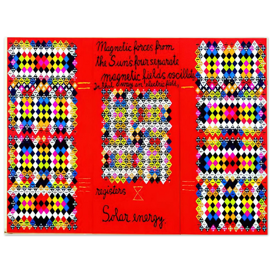 Alfred Jensen - Solar Energy Optics - 1975  75x100 cm / 30x40inches Fine Art Poster