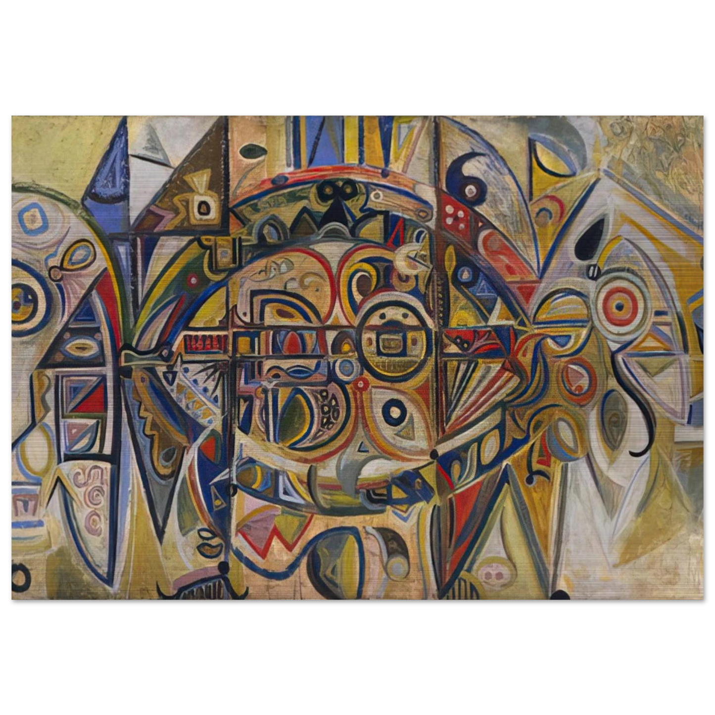 Desert - Richard Pousette-Dart Brushed Aluminum Print - 70x100 cm / 28x40 inches | Richard Pousette-Dart Aluminum Print | Richard Pousette-Dart Prints