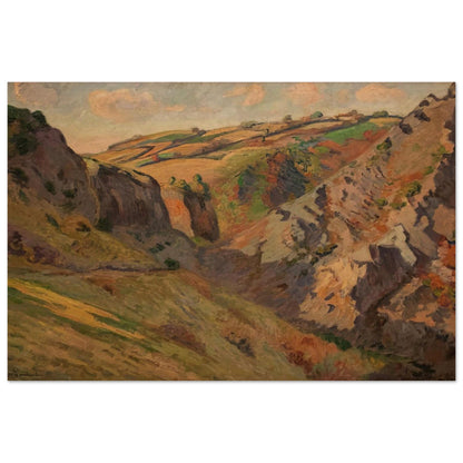 Caves Prunal near Pontgibaud Auvergne - Armand Guillaumin Art Prints - 100x150 cm / 40x60″ inches | Armand Guillaumin Poster | Armand Guillaumin Prints