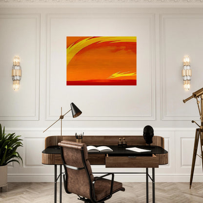 From the Plains II - Georgia O'Keeffe Brushed Aluminum Print - 70x100 cm / 28x40 inches | Georgia O'Keeffe Aluminum Print | Georgia O'Keeffe Prints