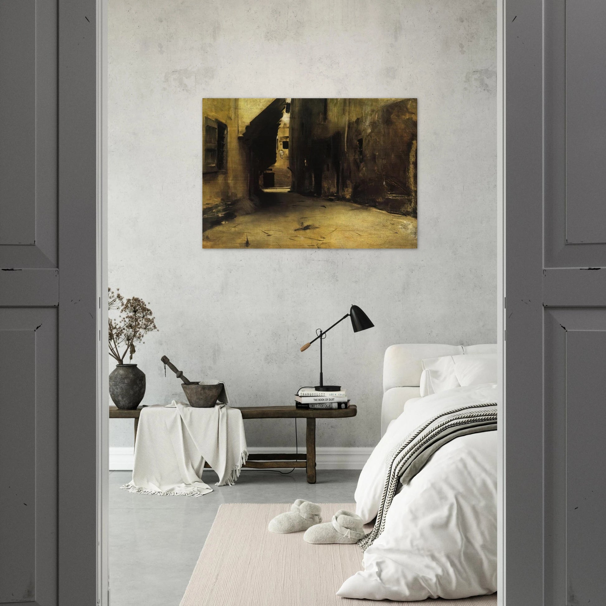 A Street in Venice - John Singer Sargent Brushed Aluminum Print - 70x100 cm / 28x40 inches | John Singer Sargent Aluminum Print | John Singer Sargent Prints