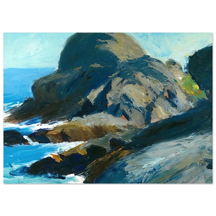 Edward Hopper - Rocky Shore Fine Art Poster