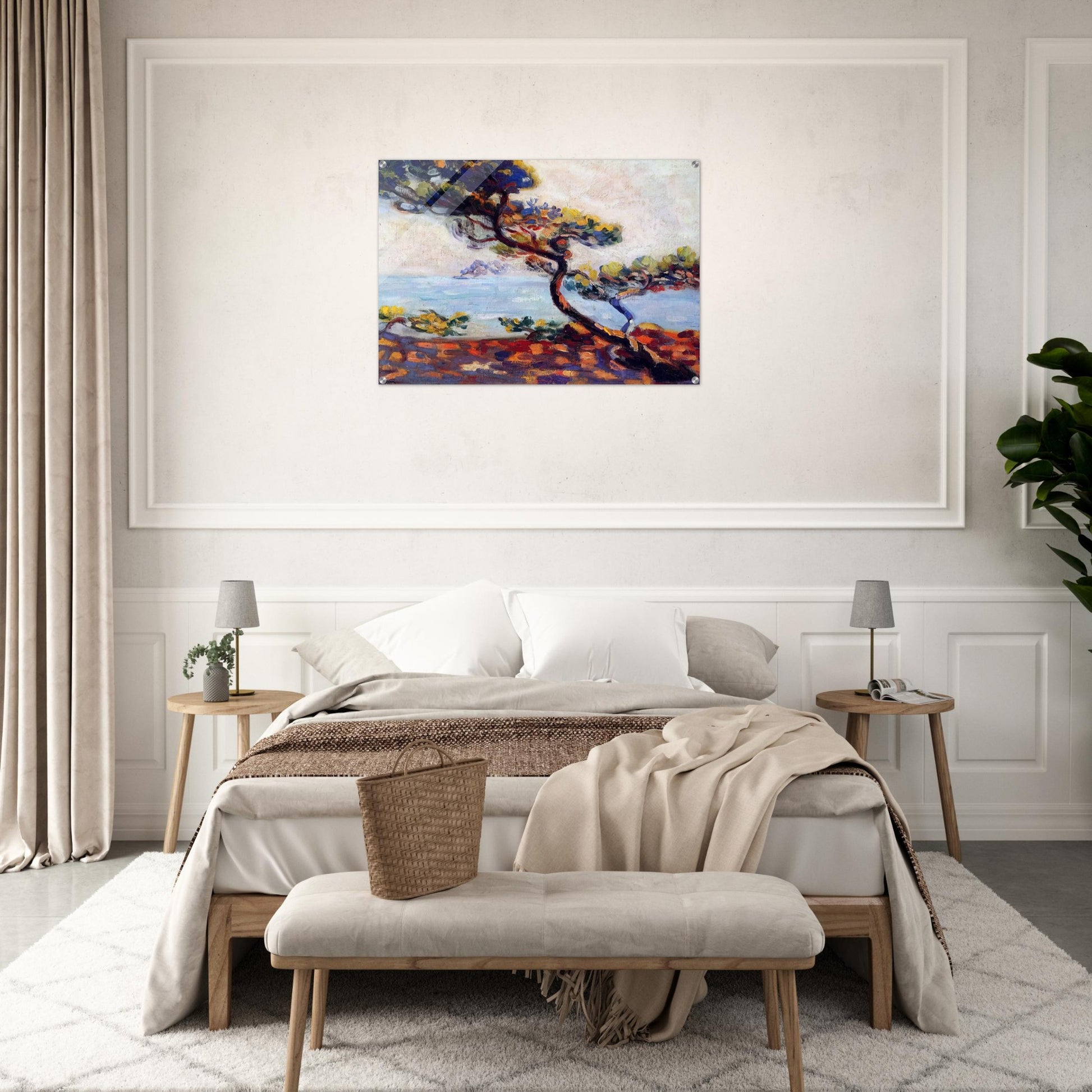 Dans le Midi - 1910 - Armand Guillaumin Acrylic Print - 70x100 cm / 28x40″ inches | Armand Guillaumin Wall Art | Armand Guillaumin Prints