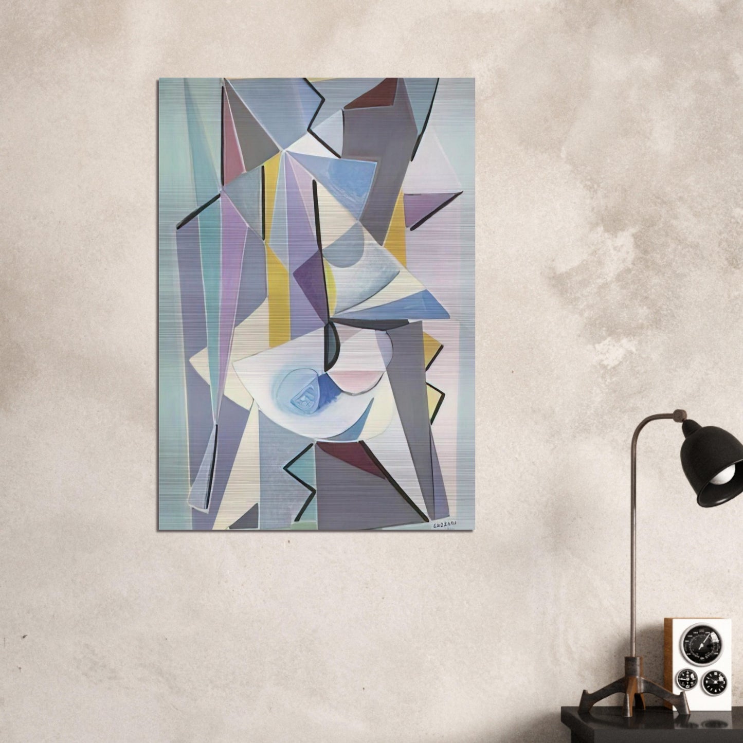 Composizione - 1951 - Bice Lazzari Brushed Aluminum Print - 70x100 cm / 28x40 inches | Bice Lazzari Aluminum Print | Bice Lazzari Prints
