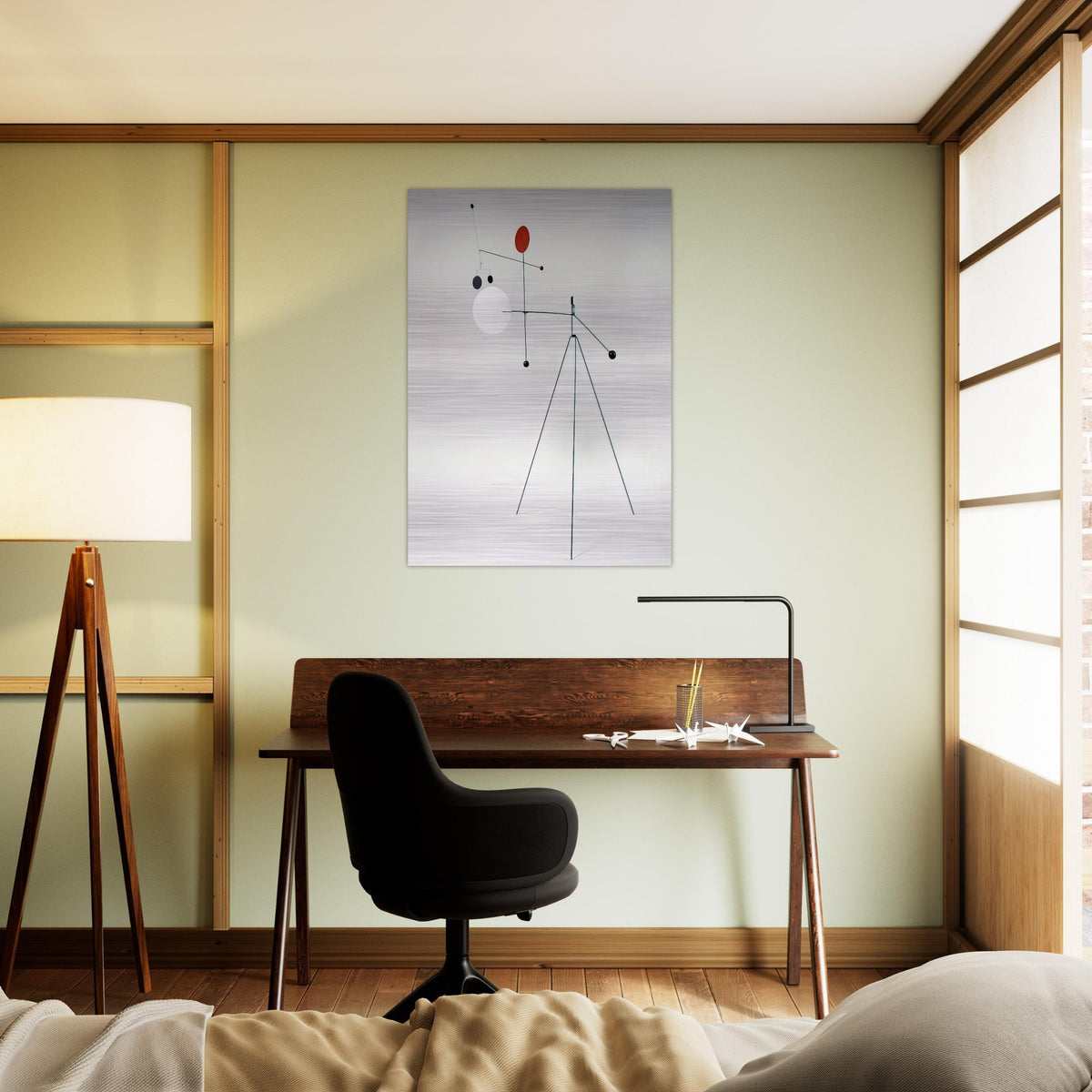 UNTITLED 1934 - Alexander Calder Brushed Aluminum Print - 70x100 cm / 28x40 inches | Alexander Calder Aluminum Print | Alexander Calder Prints