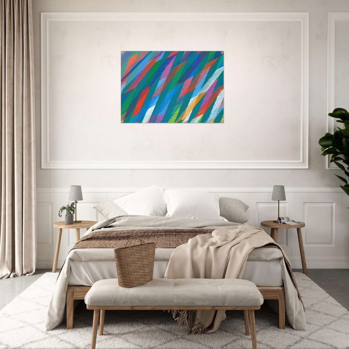 Irish - 1998 - Piero Dorazio Acrylic Print - 70x100 cm / 28x40″ inches