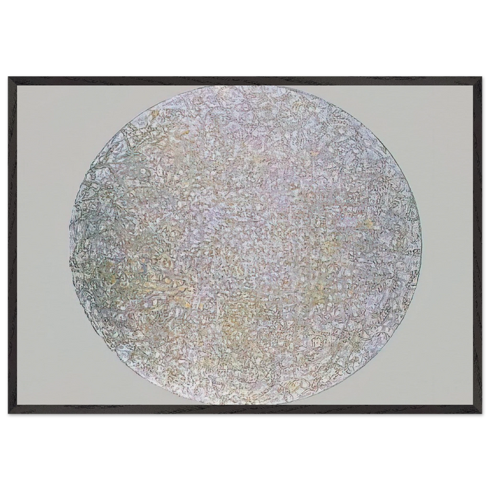 Palm Sight - Richard Pousette-Dart 70x100 cm / 28x40 inches Framed Art Print – Black Wooden Frame