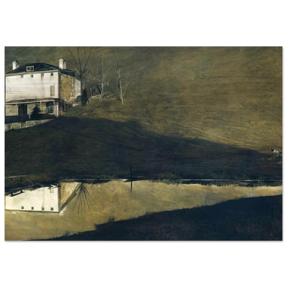 BROWN SWISS - Andrew Wyeth Brushed Aluminum Print - 70x100 cm / 28x40 inches | Andrew Wyeth Aluminum Print | Andrew Wyeth Prints