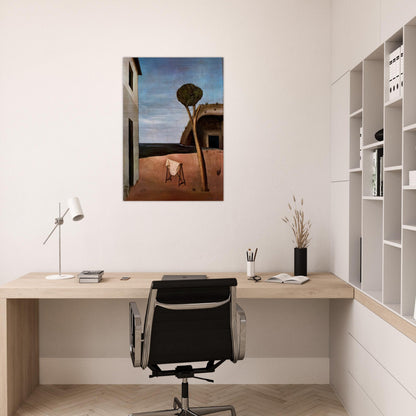 A PINE BY THE SEA 1921 - Carlo Carra Brushed Aluminum Print - 70x100 cm / 28x40 inches | Carlo Carra Aluminum Print | Carlo Carra Prints