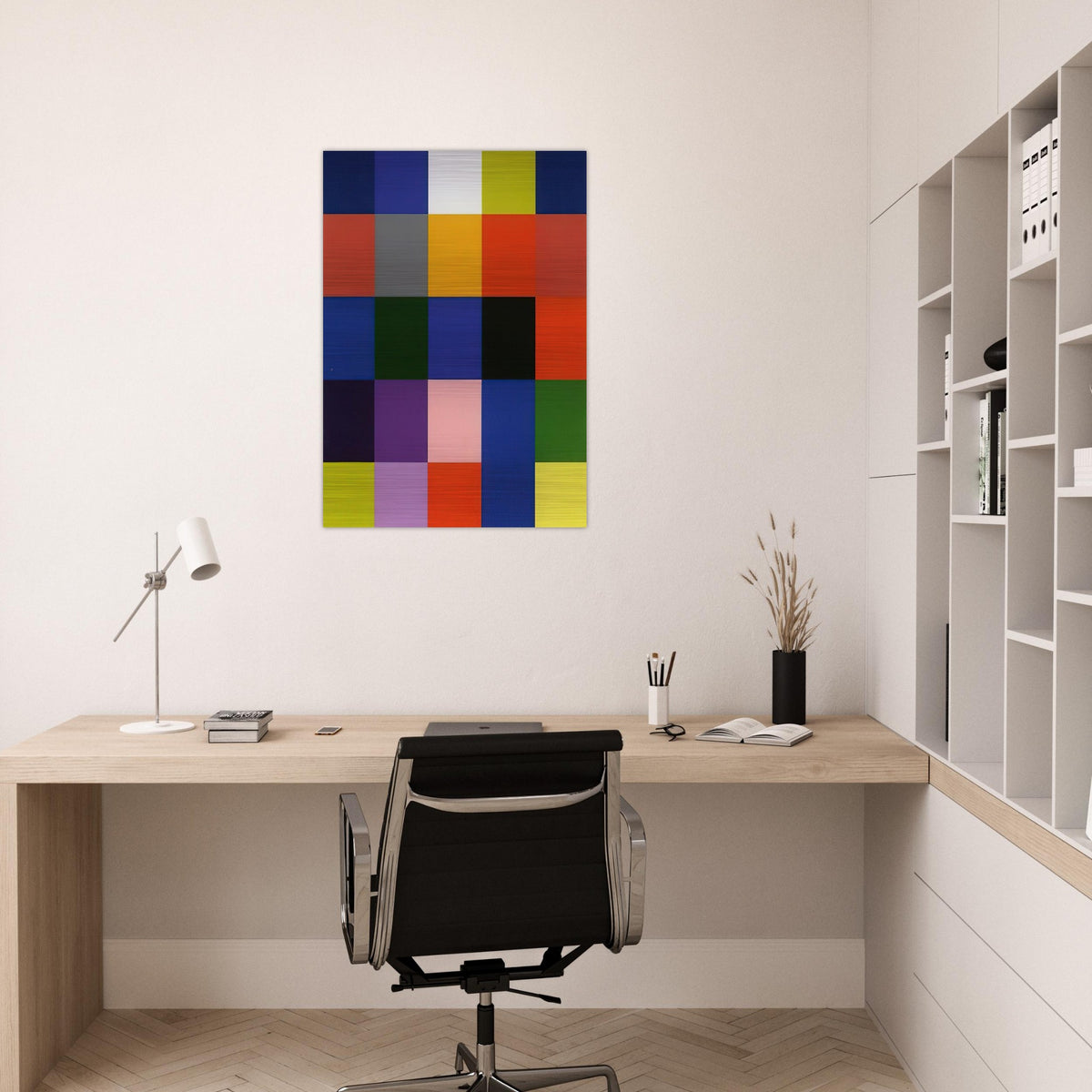 25 COLOURS 2007 - Gerhard Richter Brushed Aluminum Print - 70x100 cm / 28x40 inches | Gerhard Richter Aluminum Print | Gerhard Richter Prints