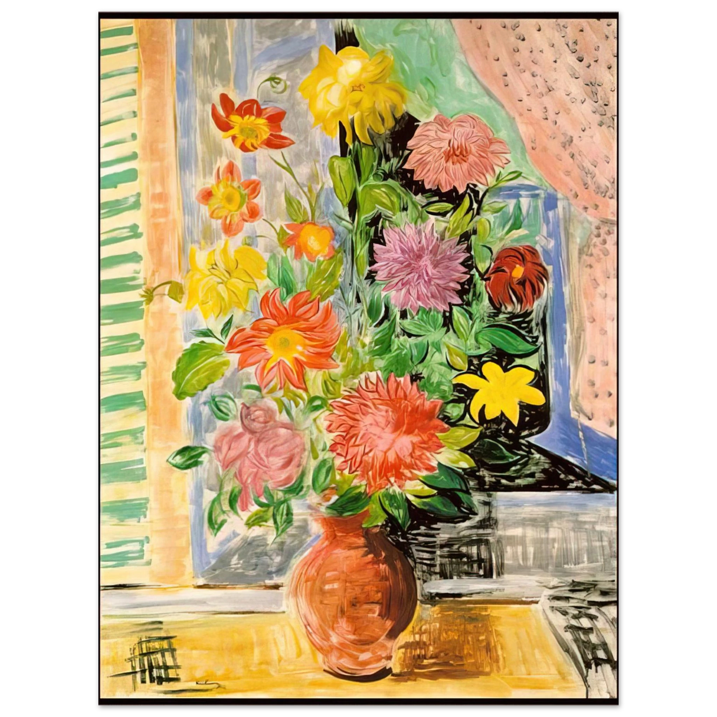 Moise Kisling - GRAND BOUQUET  75x100 cm / 30x40inches Fine Art Poster