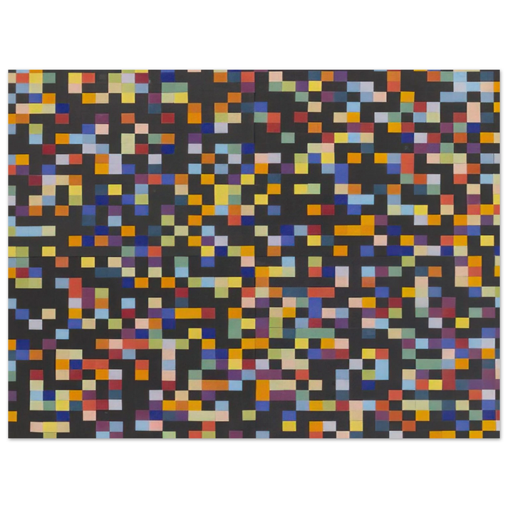 Ellsworth Kelly - Spectrum Colors Arranged by Chance VI  75x100 cm / 30x40inches Fine Art Poster