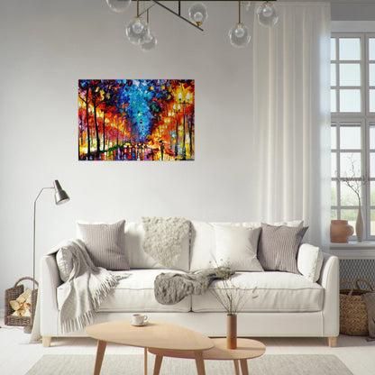 Leonid Afremov - Leonid Afremov Brushed Aluminum Print - 70x100 cm / 28x40 inches | Leonid Afremov Aluminum Print | Leonid Afremov Prints