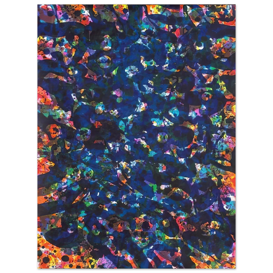 Sam Francis - Her Blue Deeps  75x100 cm / 30x40inches Fine Art Poster