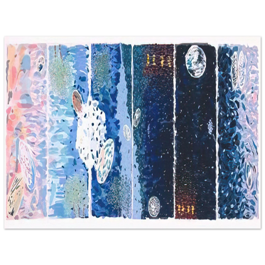 Jennifer Bartlett - At Sea Japan - 1980  75x100 cm / 30x40inches Fine Art Poster