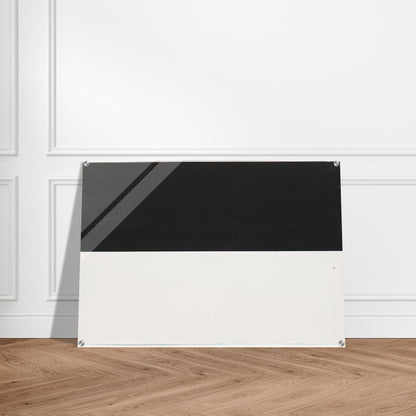 Black and White from the series Line Form Color - Ellsworth Kelly Acrylic Print - 70x100 cm / 28x40″ inches