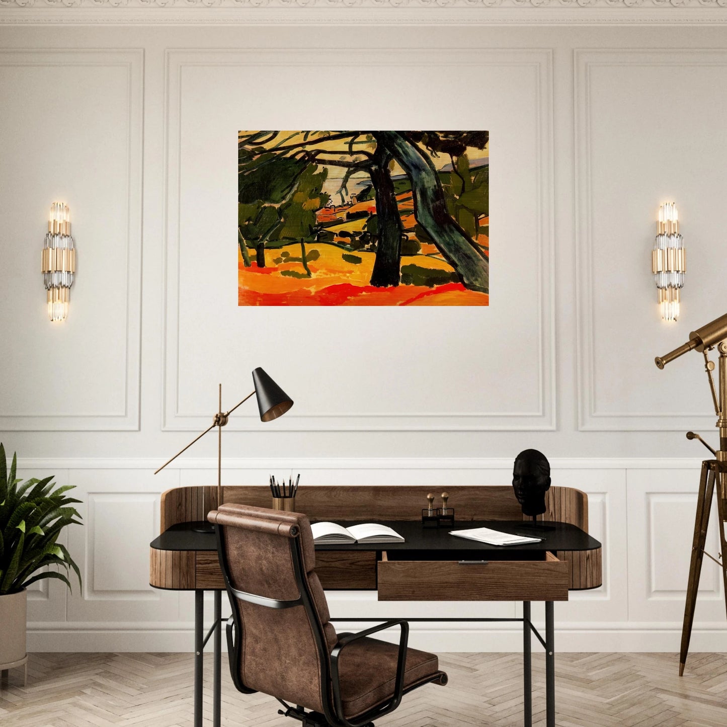 LANDSCAPE 1907 1 - Andre Derain Brushed Aluminum Print - 70x100 cm / 28x40 inches | Andre Derain Aluminum Print | Andre Derain Prints
