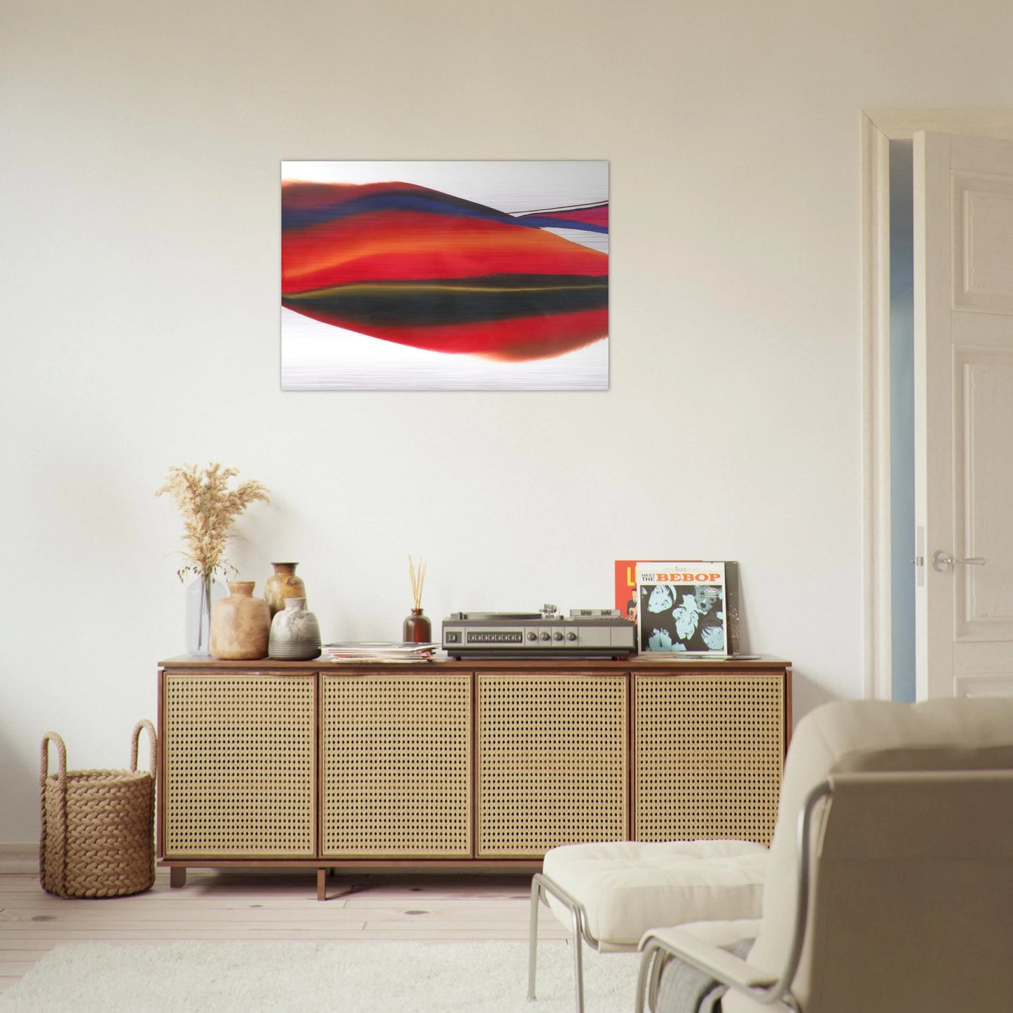 Phenomena Lands End - Paul Jenkins Brushed Aluminum Print - 70x100 cm / 28x40 inches | Paul Jenkins Aluminum Print | Paul Jenkins Prints