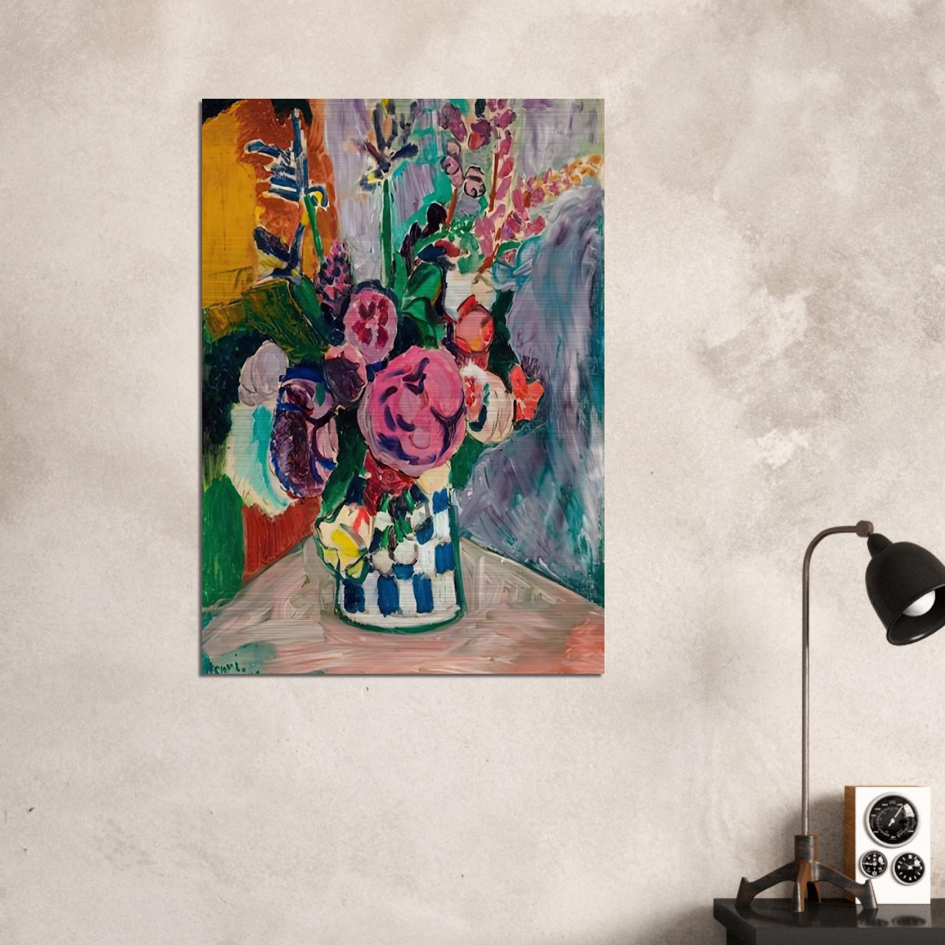 LES PIVOINES 1907 - Henri Matisse Brushed Aluminum Print - 70x100 cm / 28x40 inches | Henri Matisse Aluminum Print | Henri Matisse Prints