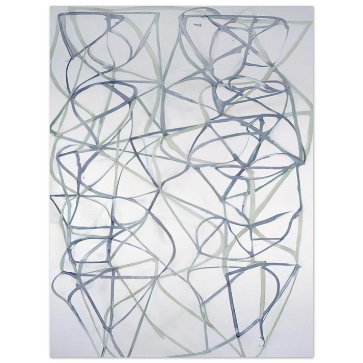 Brice Marden - Couplet III - 1989  75x100 cm / 30x40inches Fine Art Poster