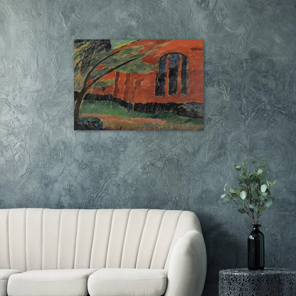THE CHURCH IN PREROW 1911 - Alexej von Jawlensky Brushed Aluminum Print - 70x100 cm / 28x40 inches | Alexej von Jawlensky Aluminum Print | Alexej von Jawlensky Prints