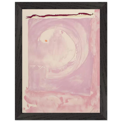 Helen Frankenthaler - Reflections IX - 1995 Wall art - 30x45 cm / 12x18 inches - Premium Wooden Framed Poster With Fine Art Paper - Black frame