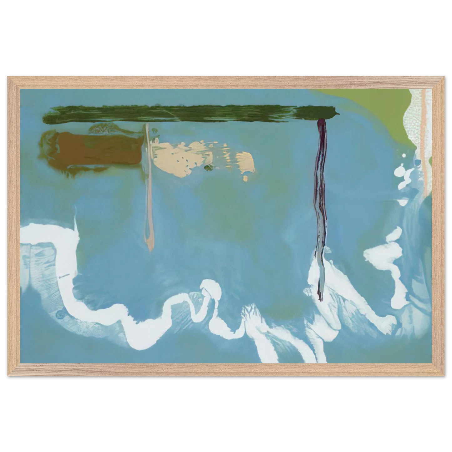 Helen Frankenthaler - Skywriting - 1997 Wall art - 50x70 cm / 20x28 inches - Fine Art Poster-canvas - -
