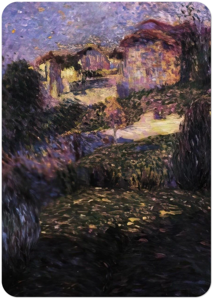 PAESAGGIO 1909 By Carlo Carra Pack of 10 Post Cards | Carlo Carra Post Cards | A6 (10.5 x 14.8 cm) - 4.1 x 5.8 inches