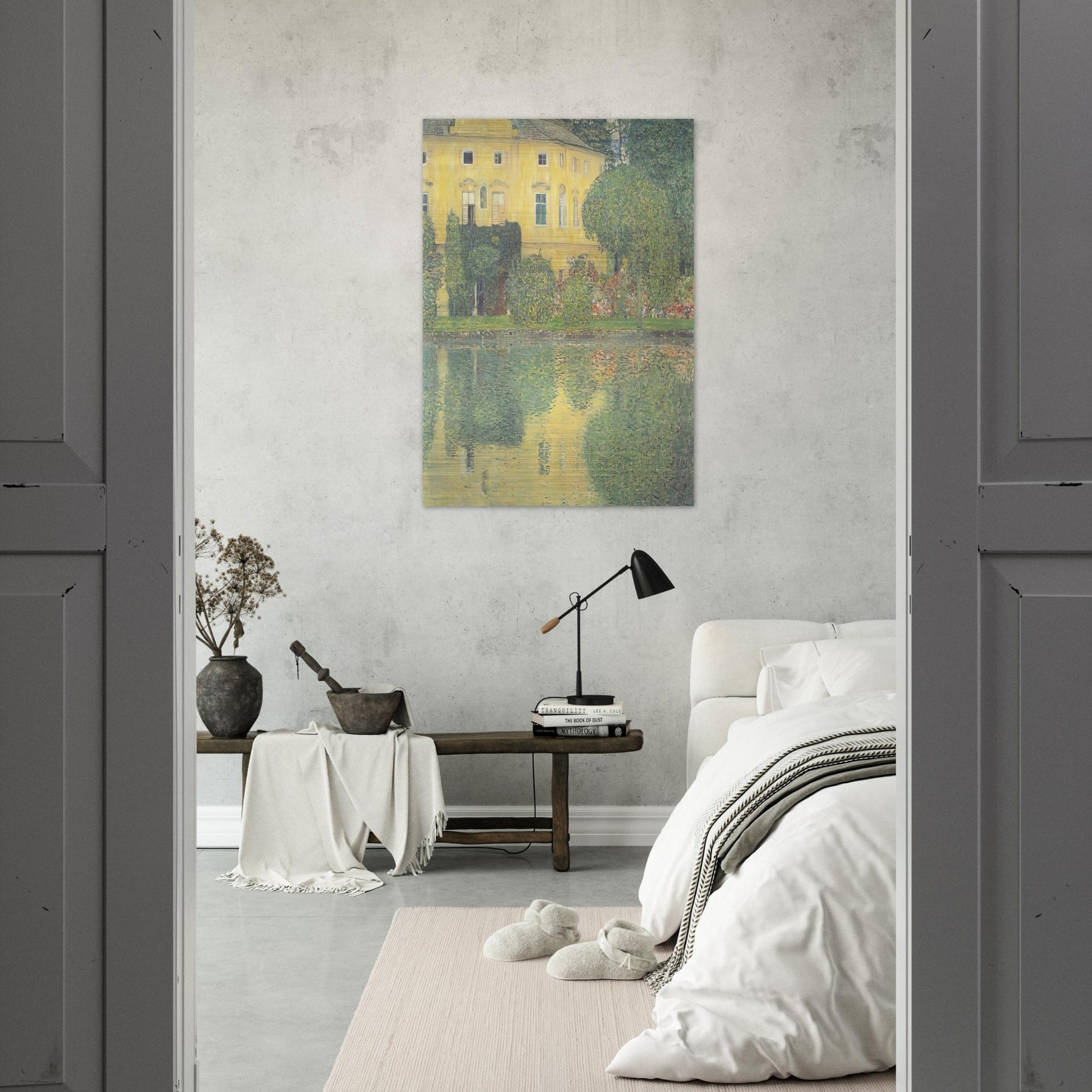 SCHLOSS KAMMER ON THE ATTERSEE IV - Gustav Klimt Brushed Aluminum Print - 70x100 cm / 28x40 inches | Gustav Klimt Aluminum Print | Gustav Klimt Prints