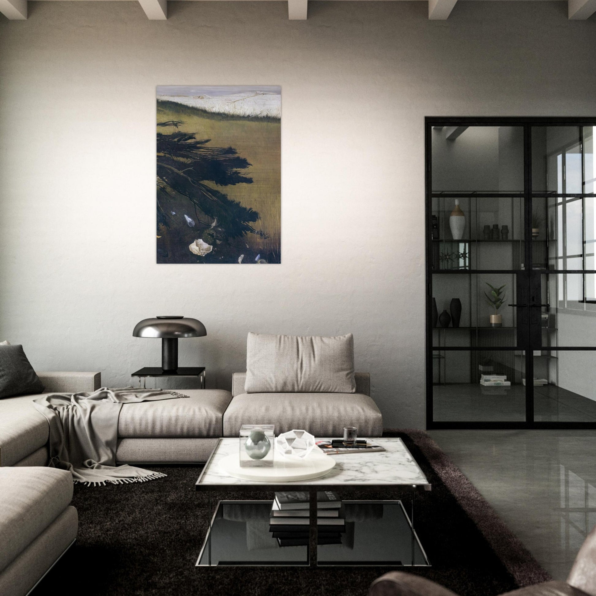 NOT DETECTED 47 - Andrew Wyeth Brushed Aluminum Print - 70x100 cm / 28x40 inches | Andrew Wyeth Aluminum Print | Andrew Wyeth Prints
