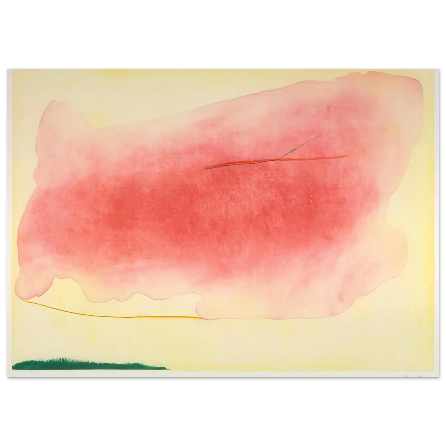 Helen Frankenthaler - Nepenthe - 1972 Wall art - A2 (42 x 59.4  cm) - Fine Art Poster - -